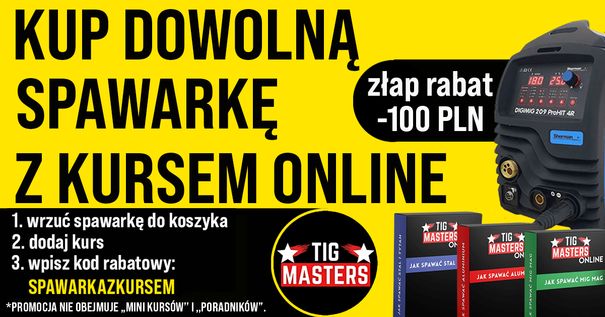 Spawarki z kursem spawalniczym online
